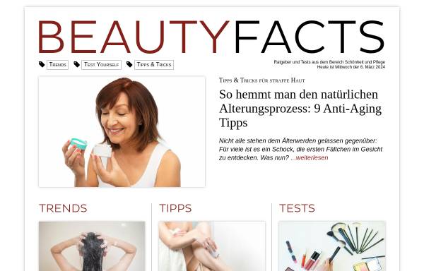 Vorschau von www.beautyfacts.de, Beautyfacts
