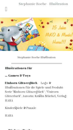 Vorschau der mobilen Webseite www.stephanieroehe.de, Roehe, Stephanie