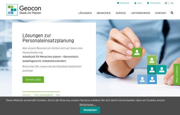 Vorschau von www.geocon.de, Geocon Software GmbH