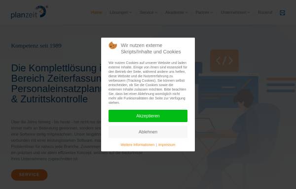 Vorschau von www.planzeit.de, Planzeit Rhein-Main GmbH