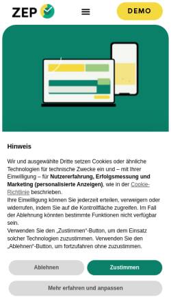 Vorschau der mobilen Webseite www.provantis.de, Provantis IT Solutions OHG