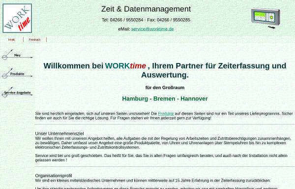 Vorschau von www.worktime.de, WORKtime Zeiterfassung und Stempeluhren