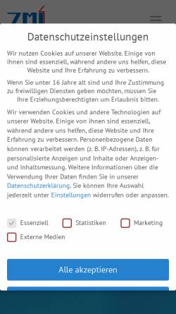 Vorschau der mobilen Webseite zmi.de, ZMI Solution e.K.