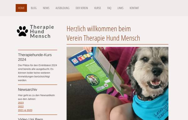 Vorschau von www.partnerhunde.ch, Verein Partner Hunde Schweiz