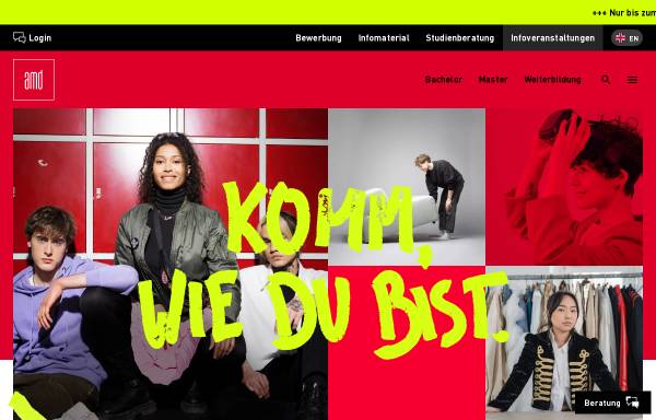 Vorschau von www.amdnet.de, Akademie Mode Design