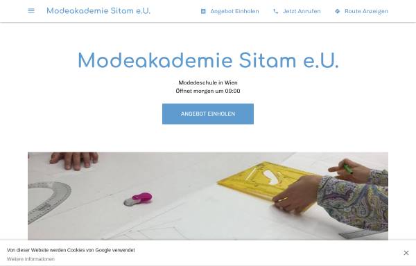 Vorschau von modeakademie-sitam.business.site, Modeakademie Sitam