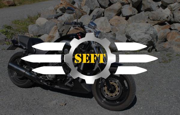 Seft Motorradfahrer & Motorrad Seite
