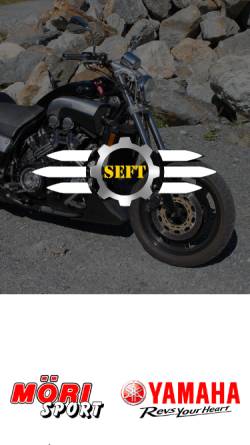 Vorschau der mobilen Webseite www.seft.ch, Seft Motorradfahrer & Motorrad Seite