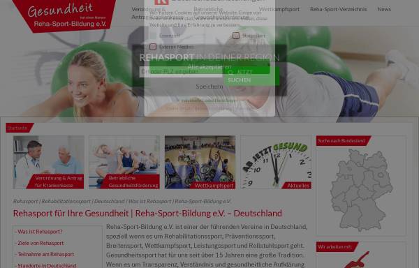 Vorschau von www.reha-sport-bildung.de, Reha-Sport-Bildung e.V.