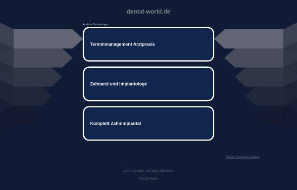 Vorschau von www.dental-world.de, Dental World