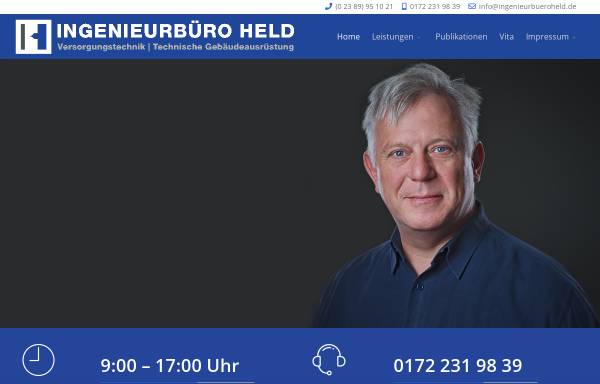 Vorschau von www.ingenieurbueroheld.de, Held, Elmar
