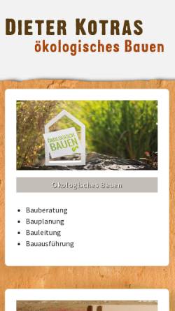 Vorschau der mobilen Webseite sachverstaendigenbuero-kotras.de, Kotras, Dieter