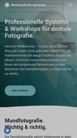 Vorschau der mobilen Webseite www.digital-photo-systeme.de, Digitale Photo Systeme Baumann