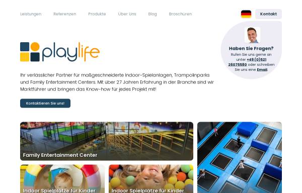 Vorschau von www.playlife-system.de, Playlife-System GmbH