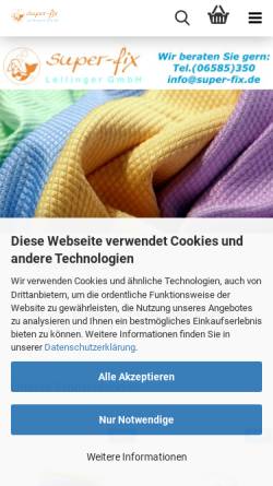 Vorschau der mobilen Webseite www.reinigungstechnik-lellinger.de, Reinigungstechnik Lellinger