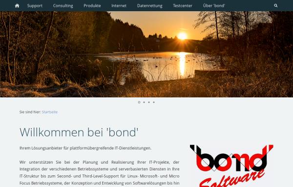 Vorschau von www.bond.de, Bond Software Entwicklung GmbH