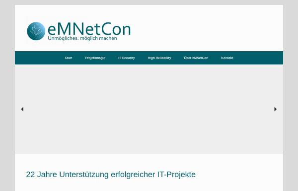 Vorschau von www.emnetcon.de, eMNetCon Netzwerk Consulting GmbH