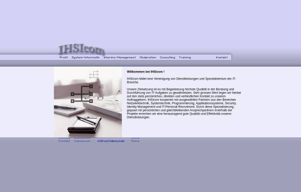 Vorschau von www.ihsicom.de, IHSIcom. - Inh. Peter Hummel