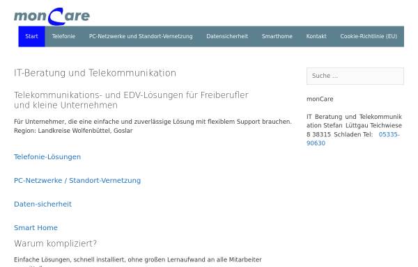 Vorschau von www.moncare.de, monCare IT-Beratung