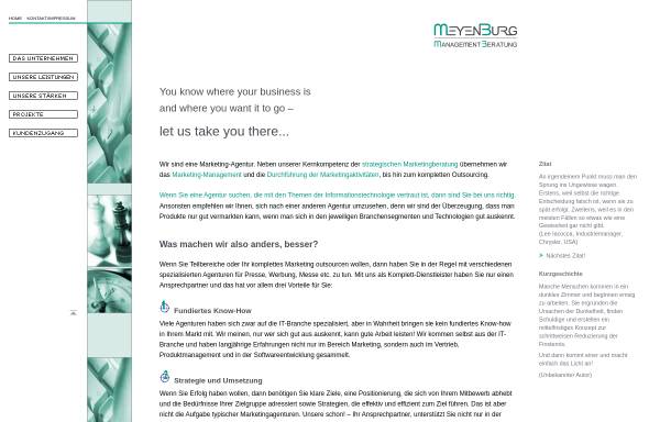 Vorschau von www.meyenburg-mb.de, Meyenburg Managementberatung