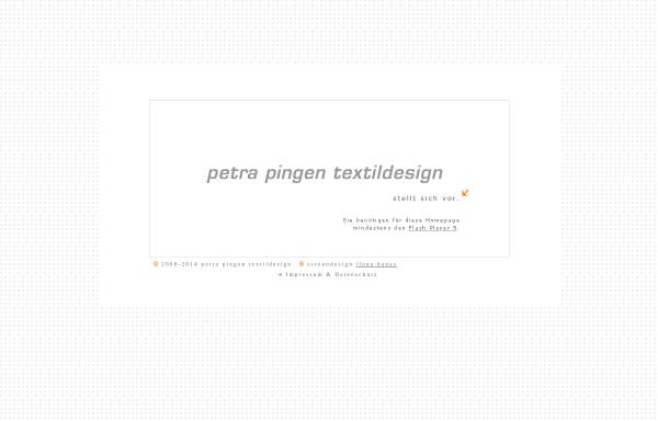 Vorschau von www.petrapingentextildesign.de, Pingen, Petra - Textildesign