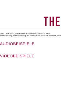 Vorschau der mobilen Webseite www.theilespricht.de, Theile, Oliver
