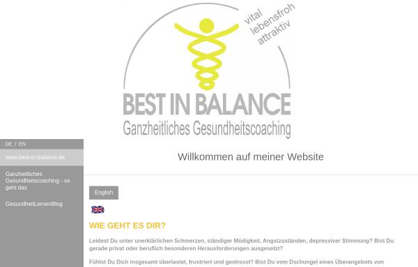 Vorschau von www.best-in-balance.de, Best in Balance