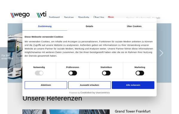 Vorschau von www.wego-vti.de, WeGo Systembaustoffe GmbH & Co. oHG