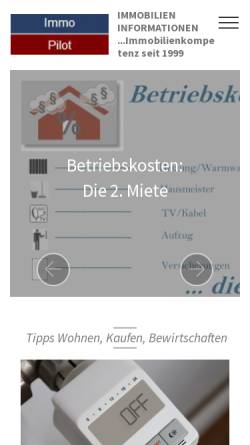 Vorschau der mobilen Webseite www.immopilot.de, ImmoPilot