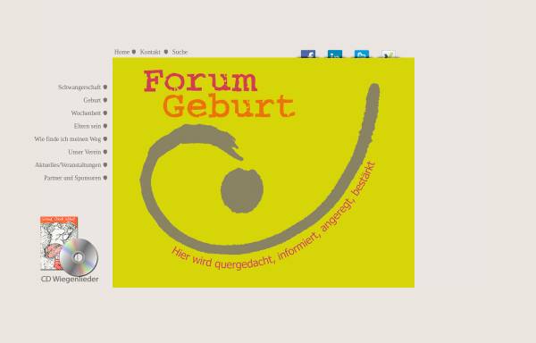 Vorschau von www.forum-geburt.ch, Forum Geburt