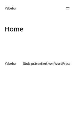 Vorschau der mobilen Webseite www.yabebu.de, Yabebu.de