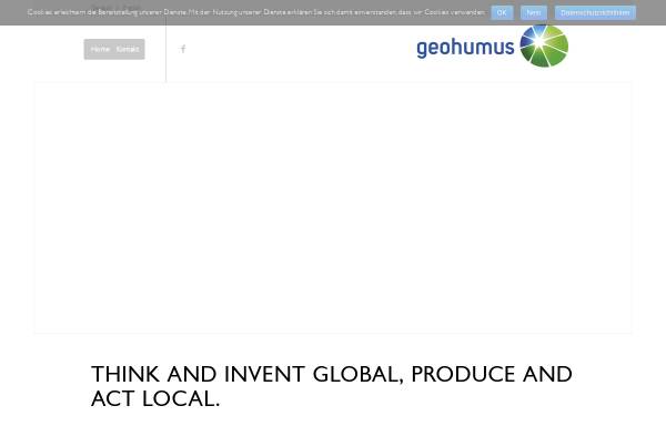 Vorschau von www.geohumus.com, Geohumus International GmbH