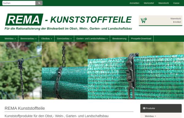 Vorschau von www.rema-plasticparts.de, Rema Kunststoffteile, Manfred Reisinger