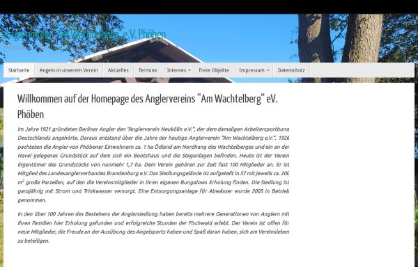 Vorschau von www.av-wachtelberg.de, Anglerverein Am Wachtelberg e. V.