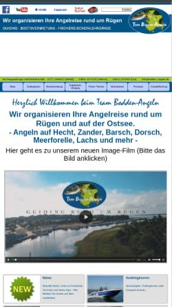 Vorschau der mobilen Webseite bodden-angeln.de, Bodden-Angeln.de