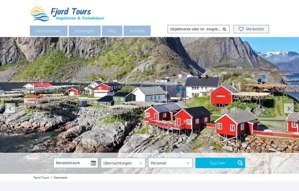 Vorschau von fjord-tours.eu, Fjord Tours GmbH