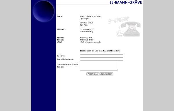 Vorschau von www.lehmann-graeve.de, Lehmann-Gräve MarketingSupport