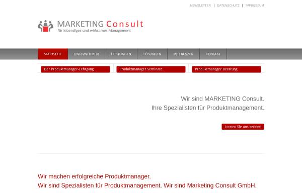 Vorschau von www.marketingconsult.de, Marketing Consult GmbH