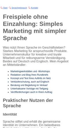 Vorschau der mobilen Webseite www.baer-coach.de, Oliver Baer Coaching & Consulting