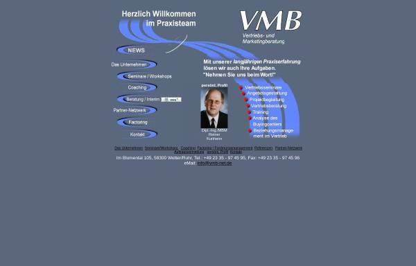 Vorschau von www.vmb-net.de, VMB Vertriebs- und Marketingberatung