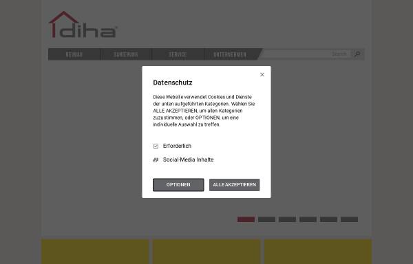 Vorschau von www.diha.de, Diha GmbH