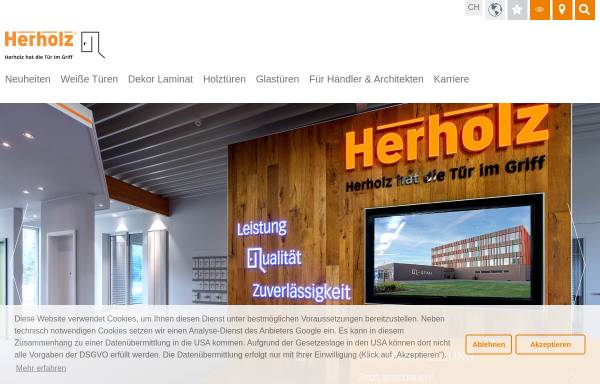 Vorschau von www.herholz.de, Herholz Vertrieb GmbH & Co. KG