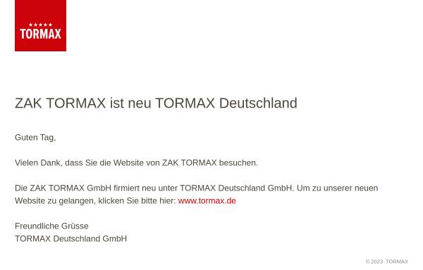 Vorschau von www.zaktormax.com, ZAK Produktions- und Handels GmbH