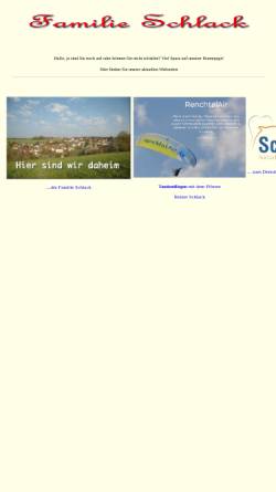Vorschau der mobilen Webseite www.schlack.info, Schlack, Familie