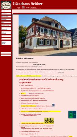 Vorschau der mobilen Webseite www.seither-herxheim.de, Seither, Otto