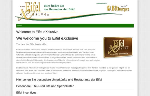 Vorschau von www.eifel-exclusive.eu, Eifel eXclusive