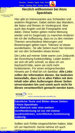 Vorschau der mobilen Webseite www.speckhals.de, Speckhals, Alois