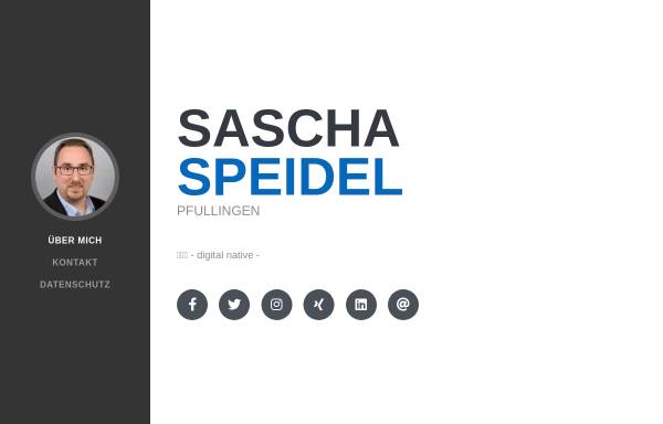 Vorschau von www.sascha-speidel.de, Speidel, Sascha