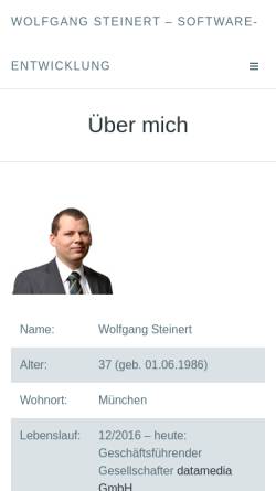 Vorschau der mobilen Webseite wsteinert.net, Steinert, Wolfgang