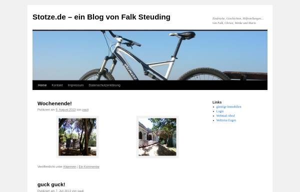 Vorschau von www.stotze.de, Steuding, Falk